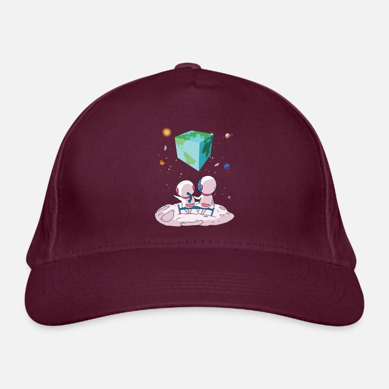 La terre est un cube Casquette classique bio