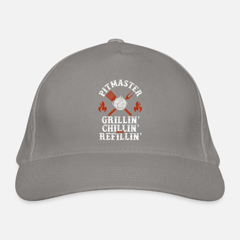 Pitmaster Grillin Chillin Und Refillin BBQ Smoker Bio-Baseballkappe