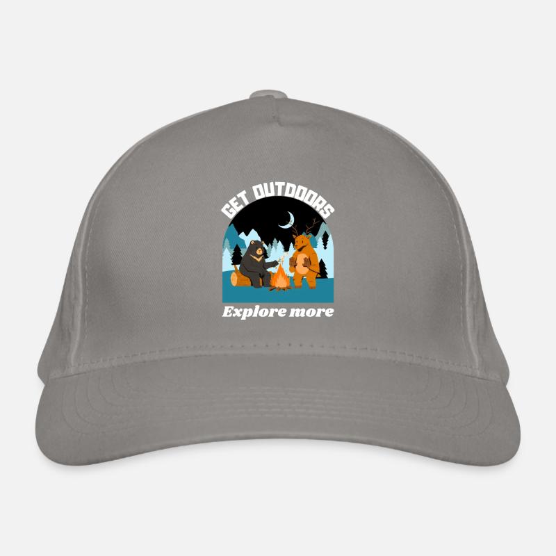 Get outside, explore more Organic Baseball Cap