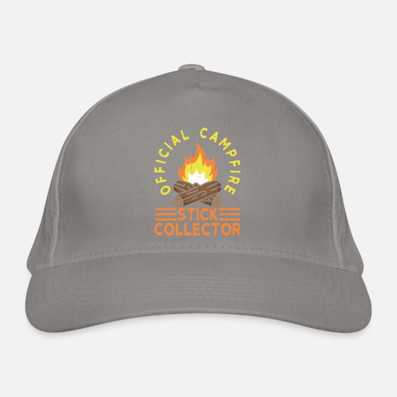 Collectionneur officiel de bâtons de feu de camp pour un camping Lo Casquette classique bio