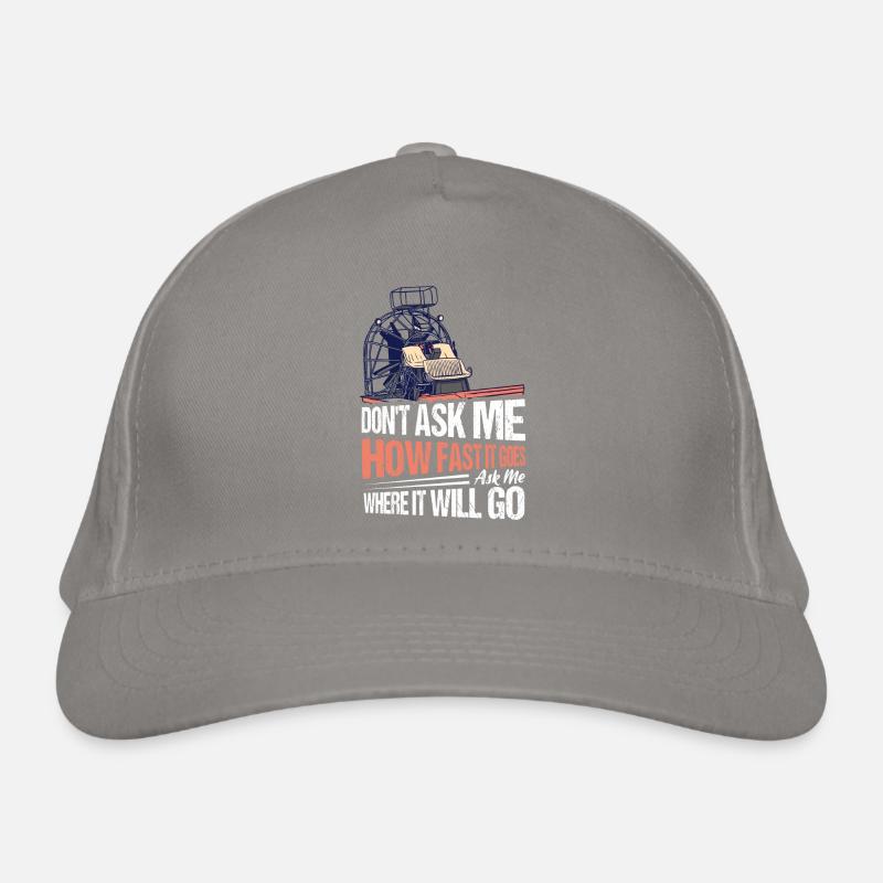 Ne me demandez pas à quelle vitesse ça va Hydroplane hydroglisseur Casquette classique bio