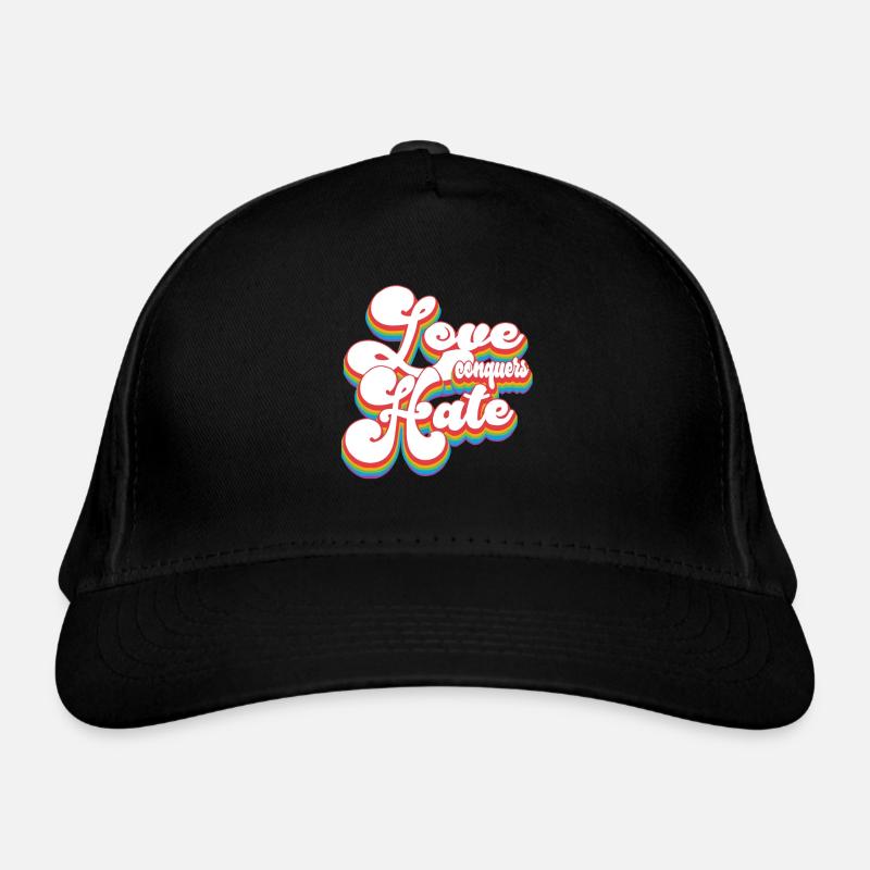 L'amore vince l'odio - Pride Month LGBTQ - Berretto da baseball green - nero