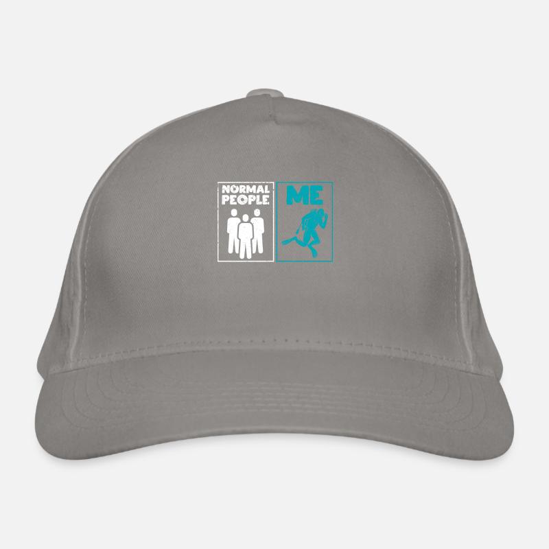 Normal People I Funny Diver Instructor Organic Baseball Cap