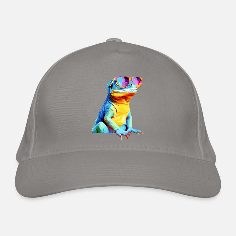 Hacko le lézard à lunettes Casquette classique bio