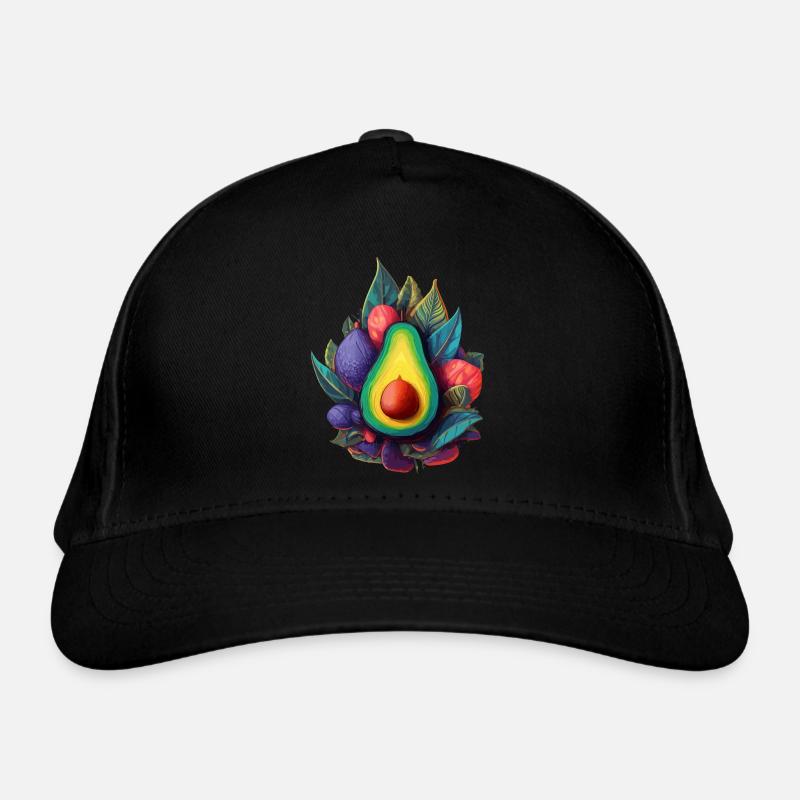 Avocado - Organic Baseball Cap - black