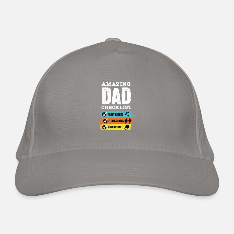 Awesome Dad Checklist Organic Baseball Cap