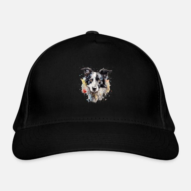 Border Collie Bio-Baseballkappe