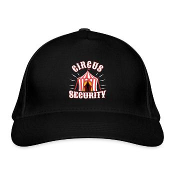 Sécurité du cirque - Casquette classique bio - noir - Devant