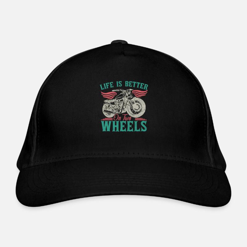 Life Is Better On Two Wheels Organic Baseball Cap