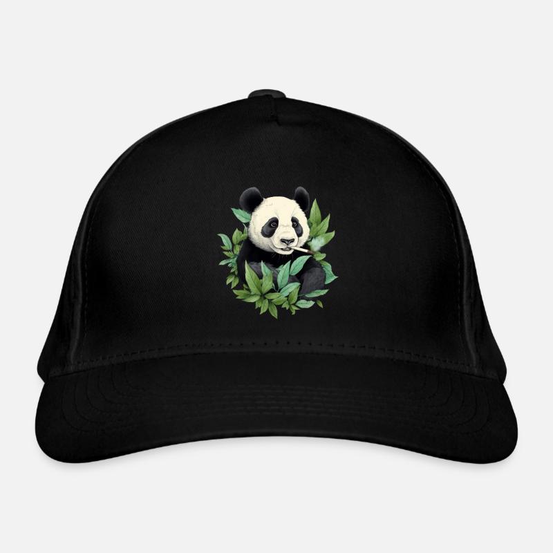 Panda fumant Casquette classique bio