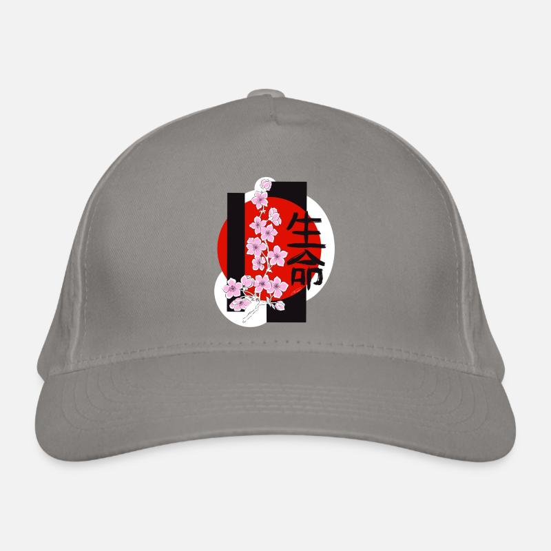 Kirschblüten Bio-Baseballkappe