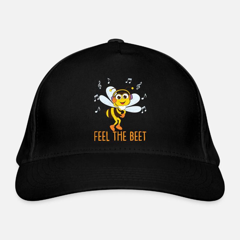 Music Bee Lover Organic Baseball Cap