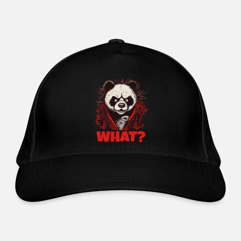 Panda en colère Casquette classique bio