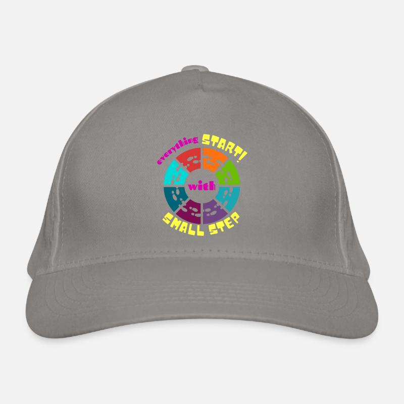everything start with small step Organic Baseball Cap