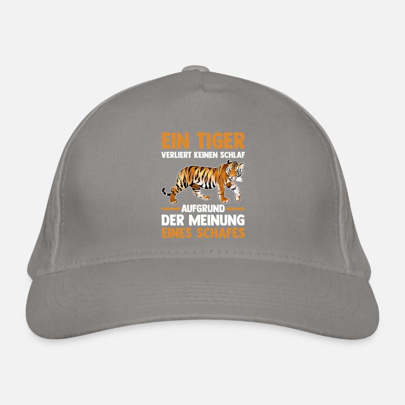 Tiger Motiv Bio-Baseballkappe