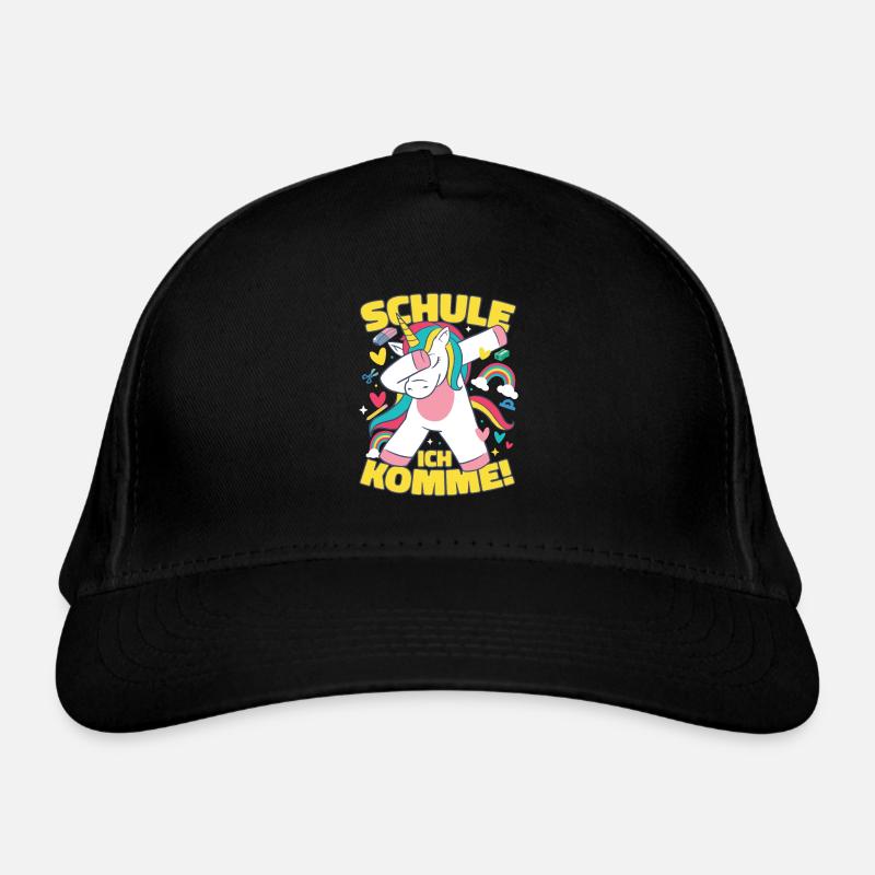 Einhorn Schulkind 2023 Schule Ich Komme Bio-Baseballkappe