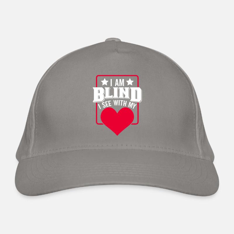 Blind Blindness Awareness Visual Impairment Organic Baseball Cap