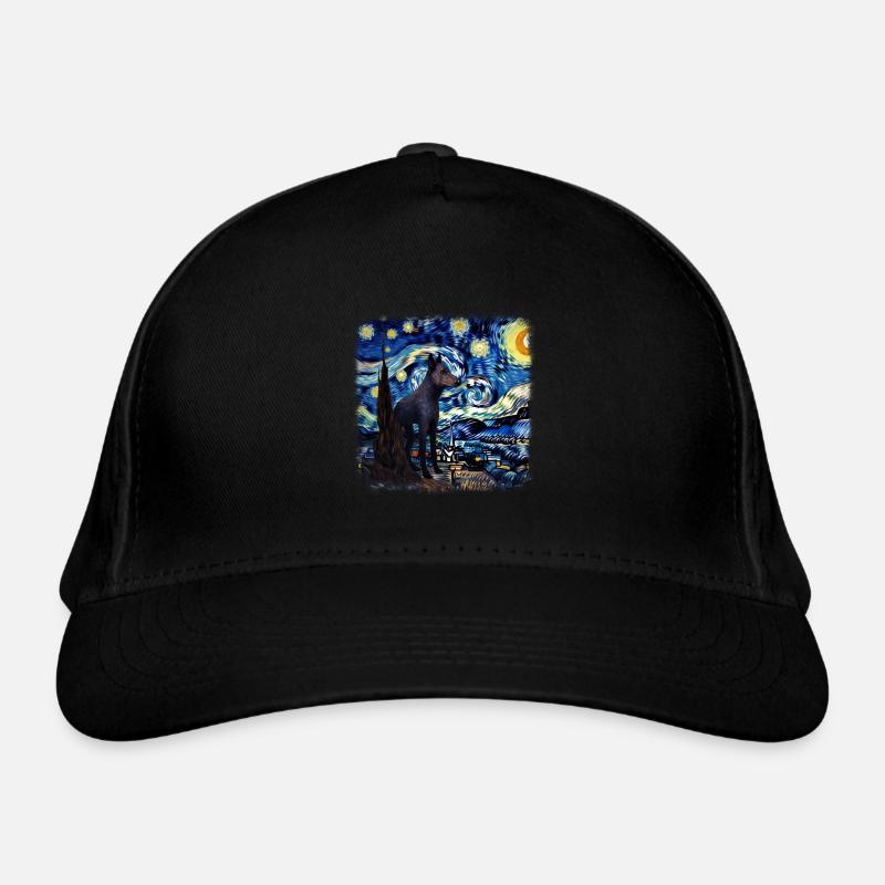 Nuit étoilée australienne Kelpie Van Gogh Casquette classique bio