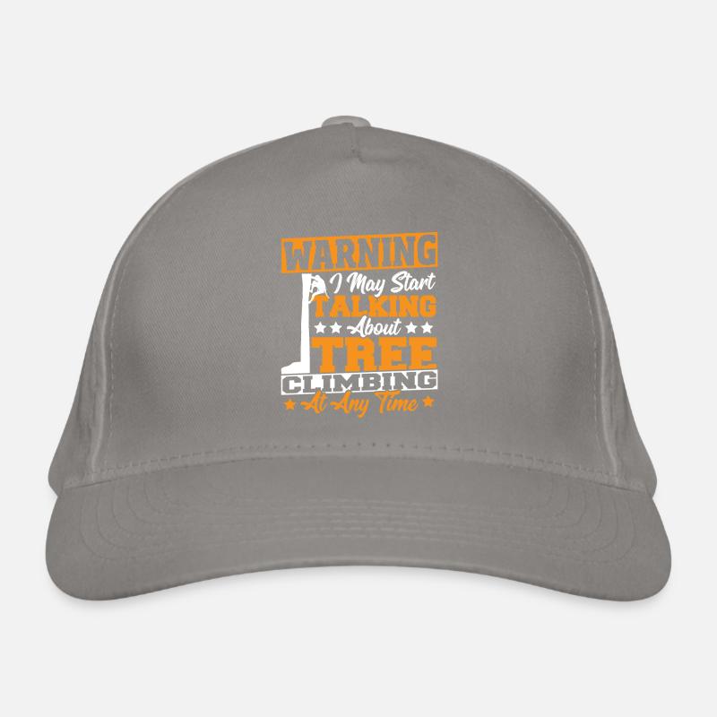 Avertissement de grimpeur d’arbre Je peux commencer à propos de Casquette classique bio
