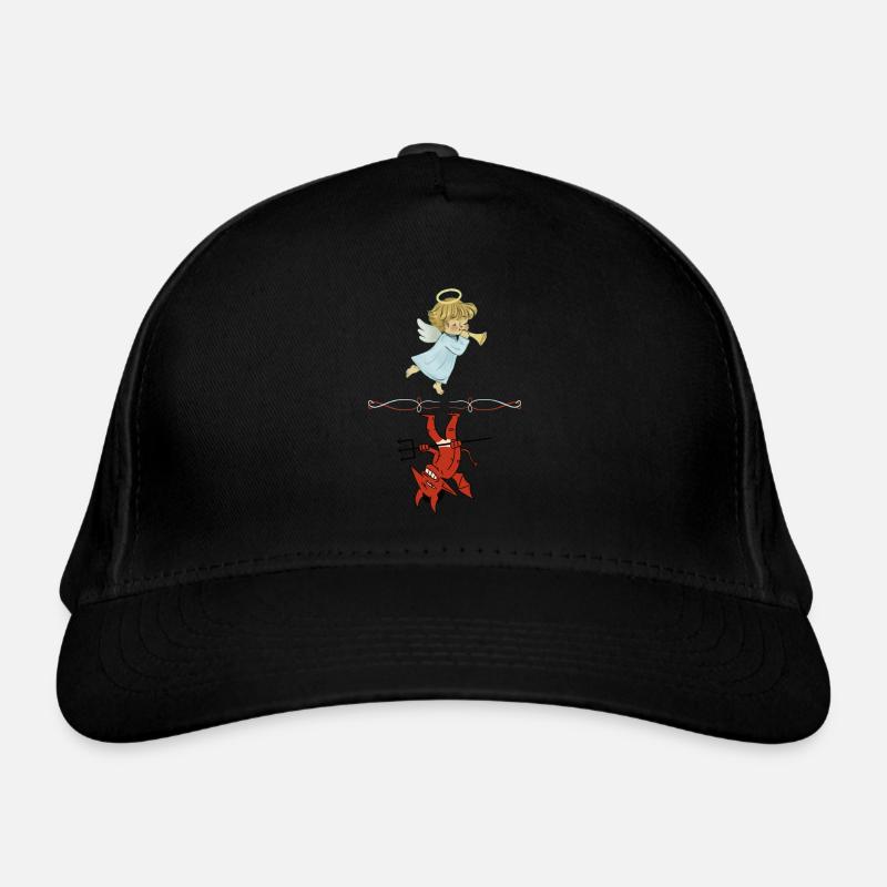 Angel vs Devil Organic Baseball Cap