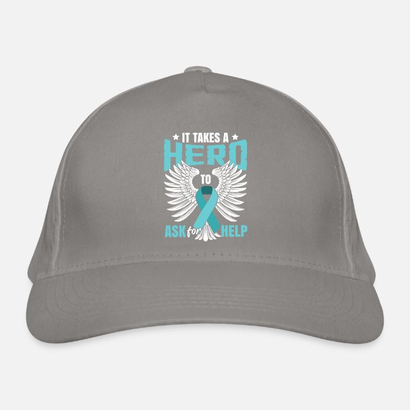 Mois de la sensibilisation au TSPT Casquette classique bio
