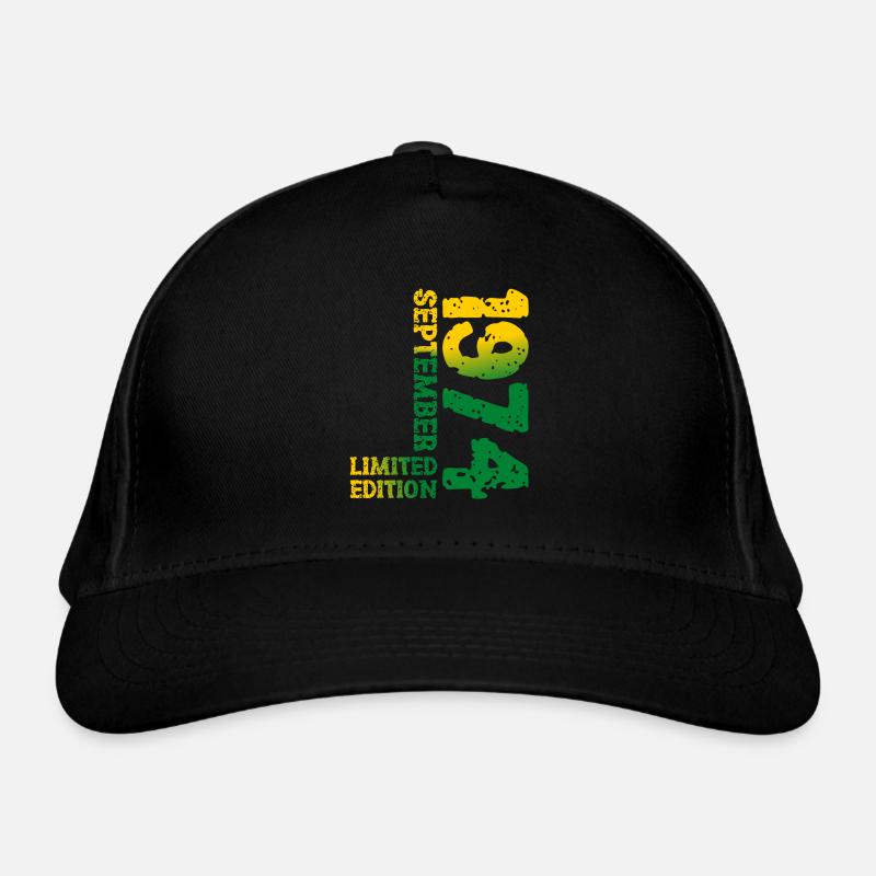 1974 Septembre Édition Limitée Décoration du 49e anniversaire Casquette classique bio