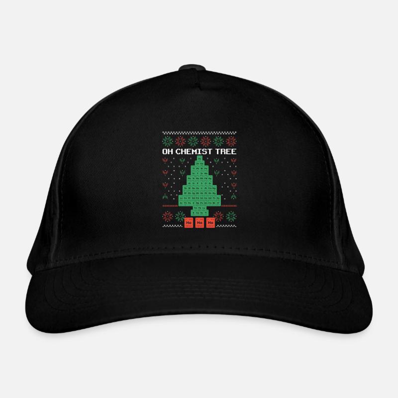 Oh Chemist Tree Merry Christmas Ugly Organic Baseball Cap