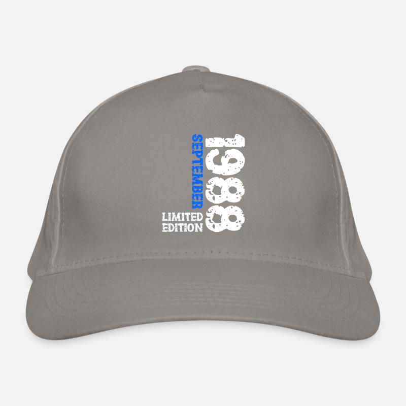 1988 Septembre Édition Limitée 35th Birthday Deco Casquette classique bio