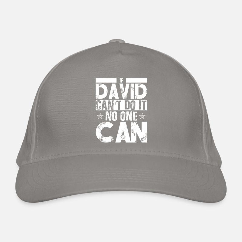 Drôle papa David Nom Prénom Casquette classique bio