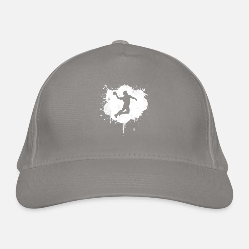 Funny handball player Organic Baseball Cap