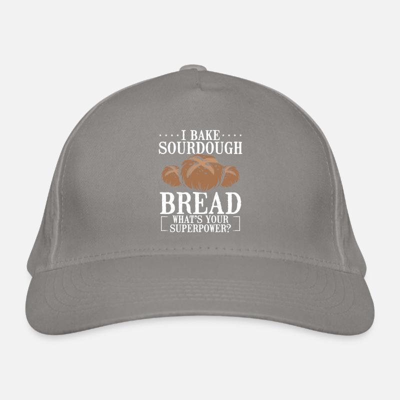 I bake sourdough bread Organic Baseball Cap