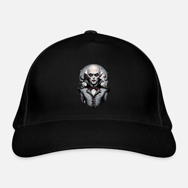 Ein lächelnder Vampir 5 - Bio-Baseballkappe - Schwarz