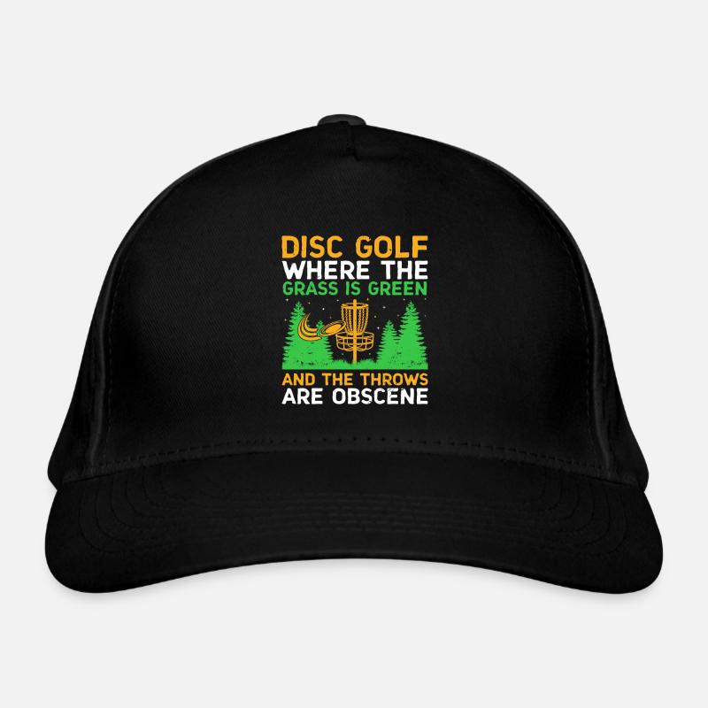 Disc Golf Player Disc Golfer Frisbee Player Par Pu Bio-Baseballkappe