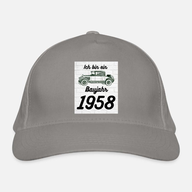Oldtimer 1958 Bio-Baseballkappe