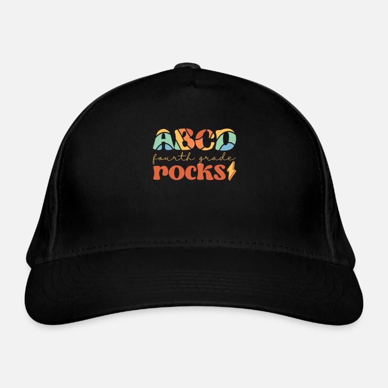 ABCD Fourth Grade Rocks Fourth Grade Students Organic Baseball Cap