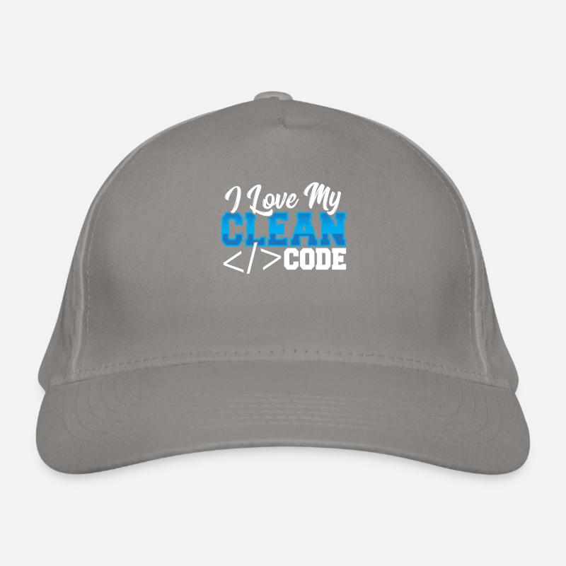 Programmation J’aime mon code propre Casquette classique bio