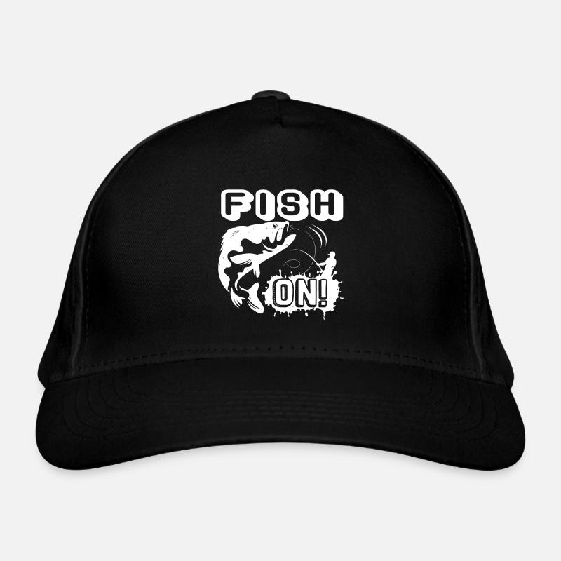 Fishing Fish On Organic Baseball Cap