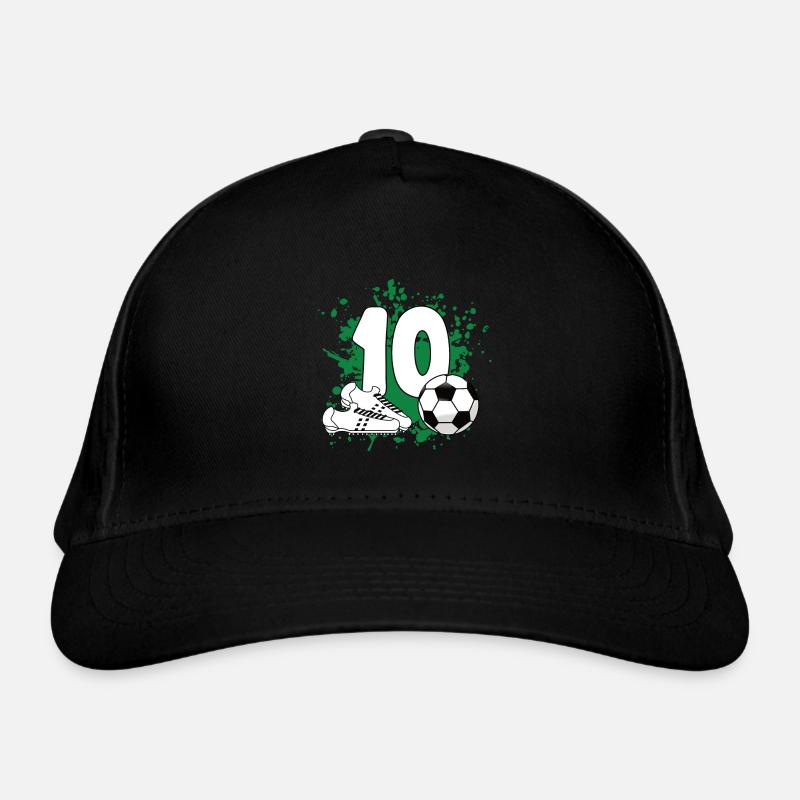 Fußballgeburtstag 10. Geburtstag Bio-Baseballkappe