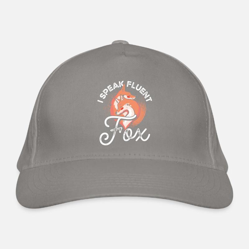 Je parle couramment la renarde Casquette classique bio