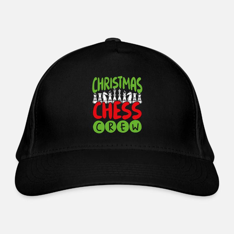 Équipe d’échecs de Noël Casquette classique bio