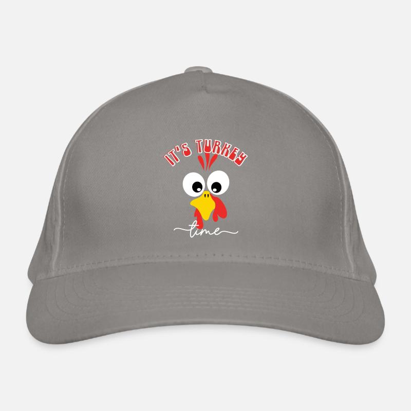 C’EST L’HEURE DE LA DINDE, THANKSGIVING Casquette classique bio