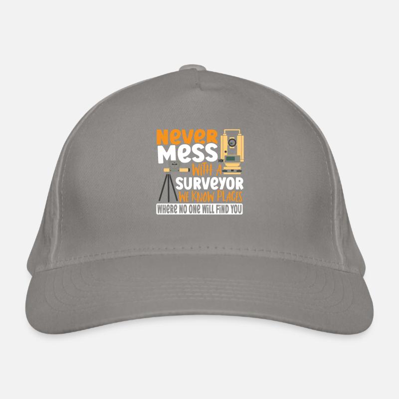 Surveying Cartographer Never Mess With A Surveyor Organic Baseball Cap