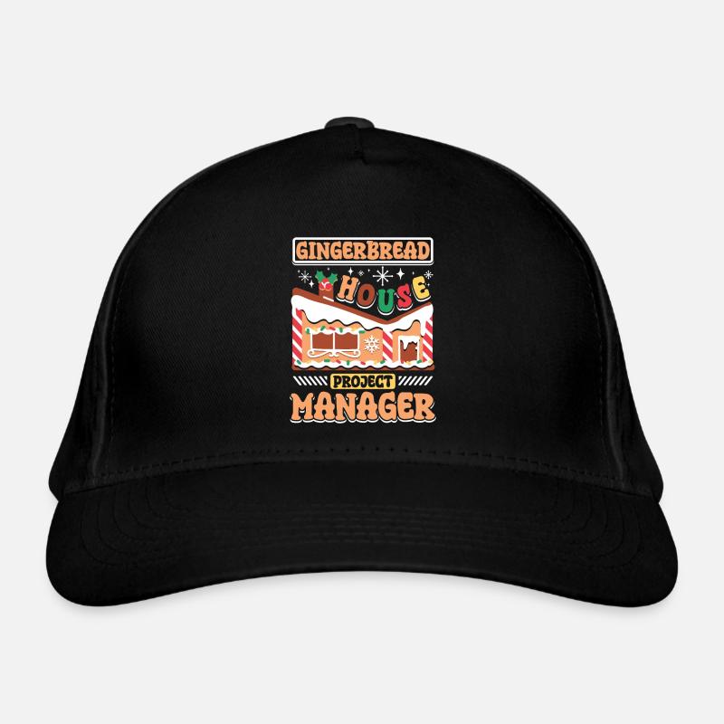 Gingerbread house project manager Organic Baseball Cap