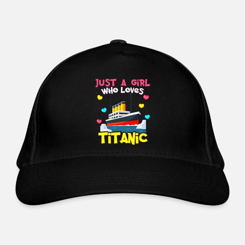 Titanic-Schiff, dieses Mädchen liebt die RMS Titanic Bio-Baseballkappe