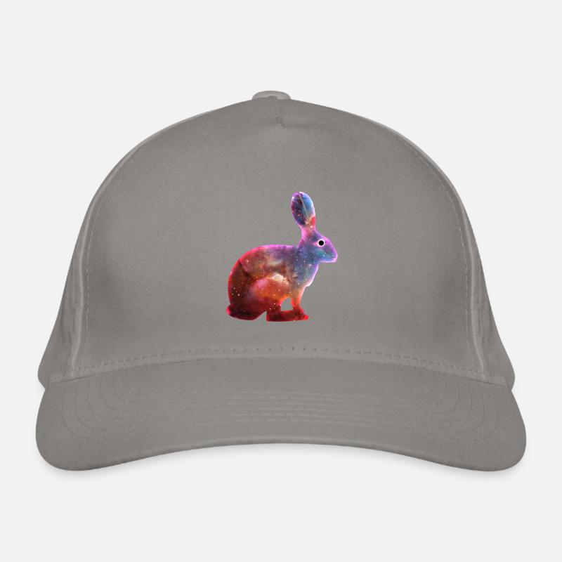 Lapin cosmique et œil de singularité Casquette classique bio