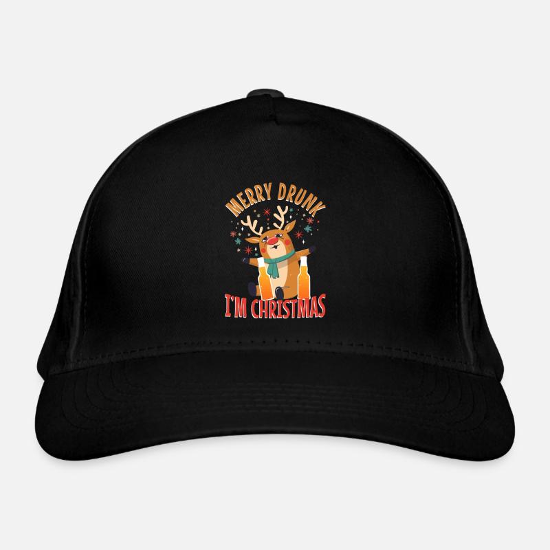 Merry Drunk Im Christmas Bio-Baseballkappe