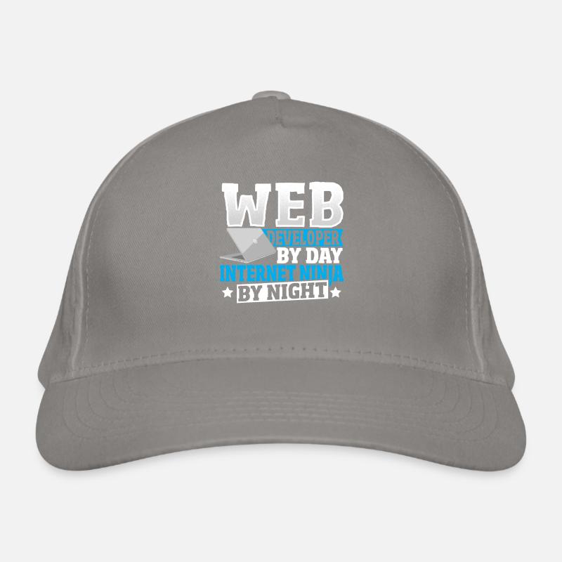Web Developer By Day Internet Ninja By Night Bio-Baseballkappe