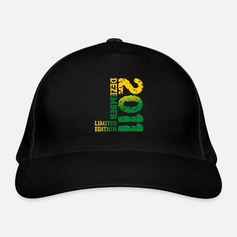 2011 Décembre Édition Limitée 12e Anniversaire Décoration Casquette classique bio