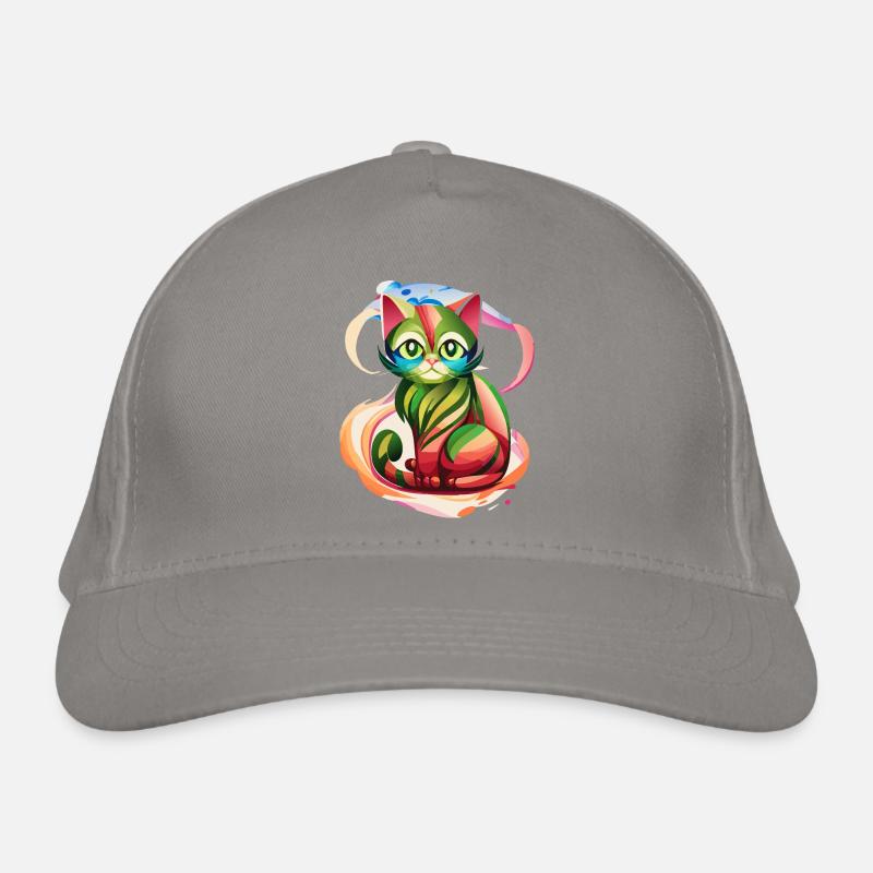 Chat Color Burst Casquette classique bio