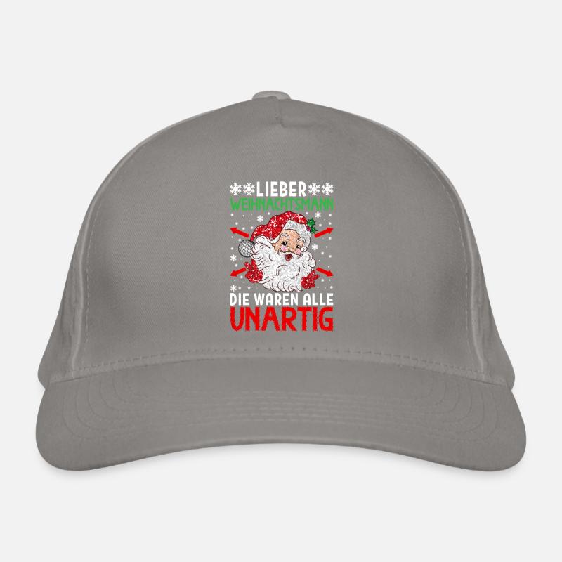 Lieber Weihnachtsmann Geschenk Weihnachtsfeier Bio-Baseballkappe